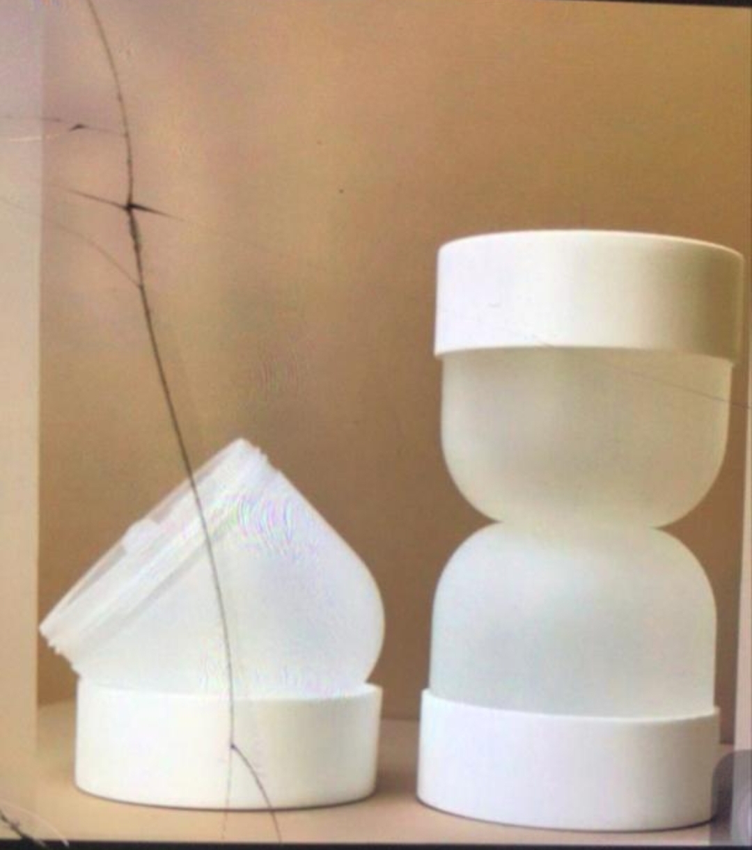 Frosted Plastic Jar
