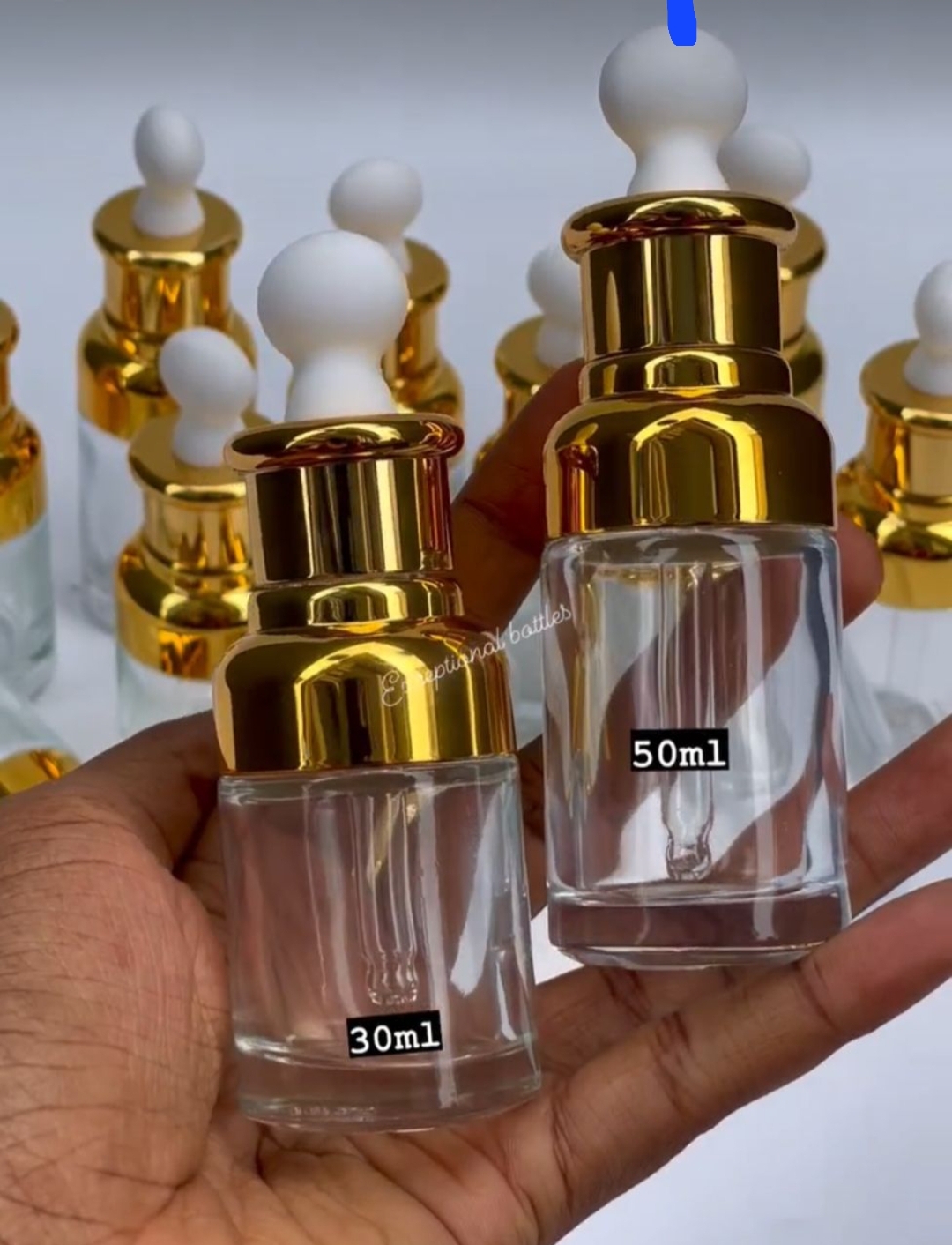 Glass Droppers (min 12pcs)