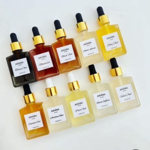 Transparent Square Glass Dropper (12pcs)