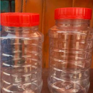Plastic Jar With Ring (Min 10pcs)