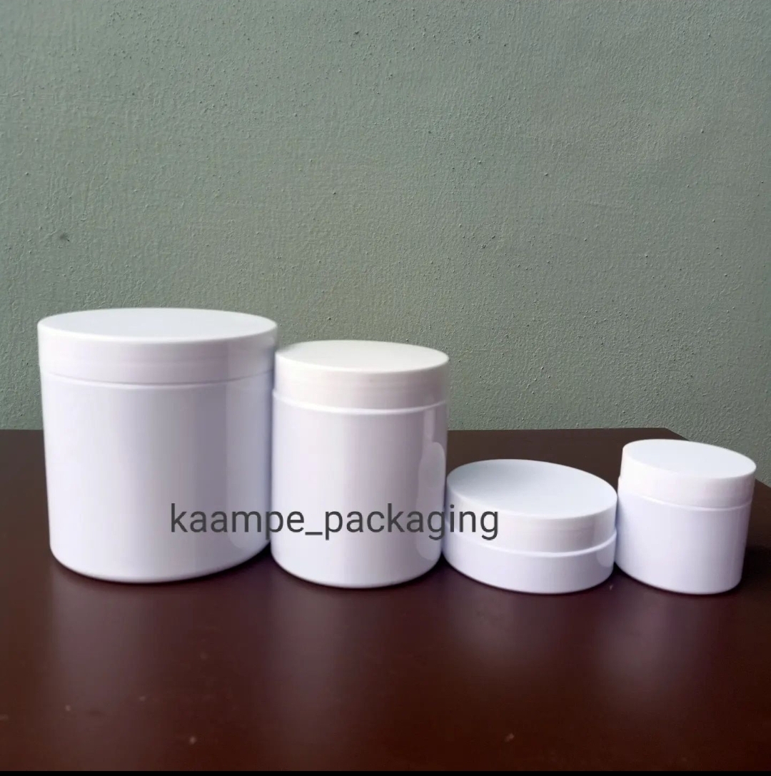 White Cream Containers (Min 6pcs)