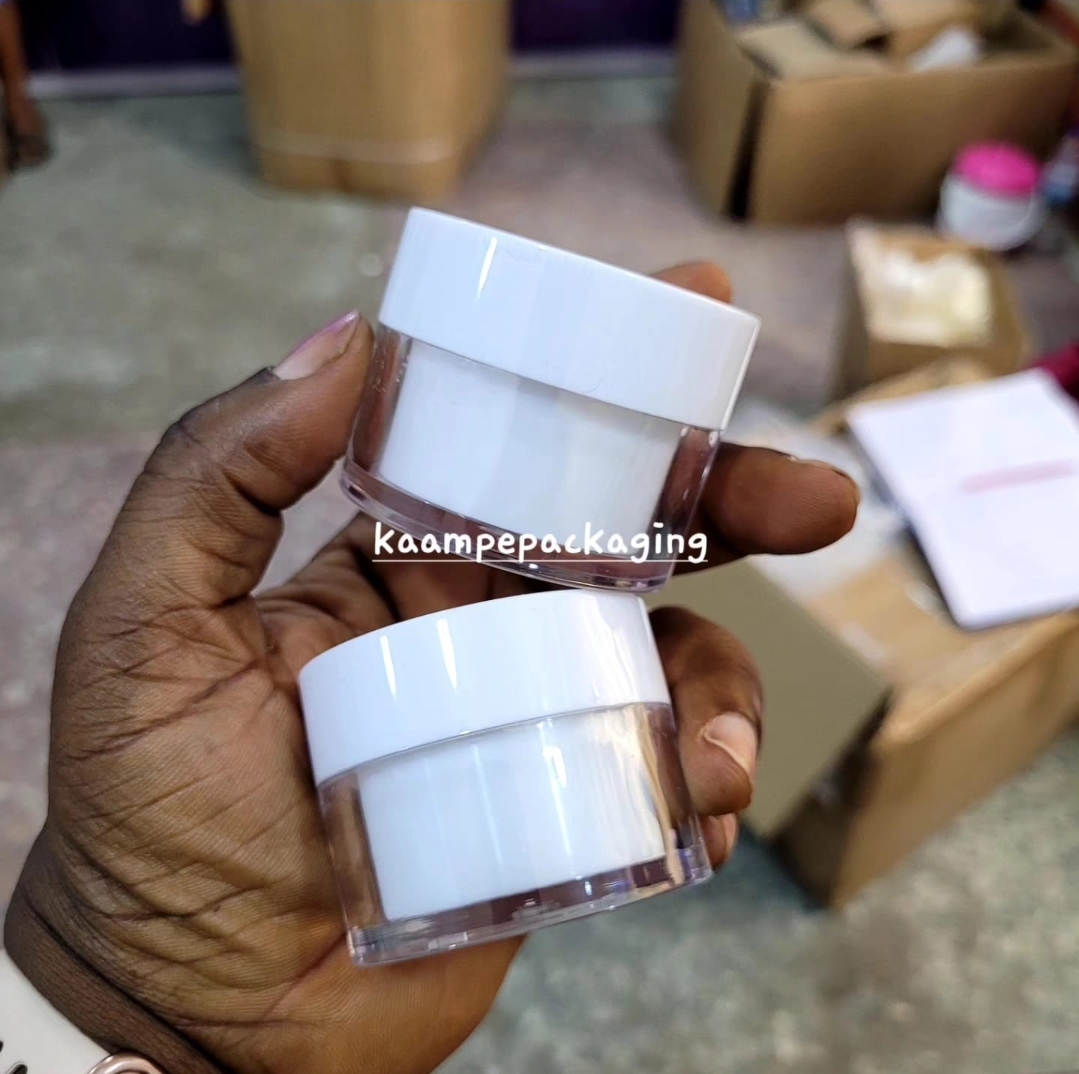 Acrylic Face Cream Jar (6pcs)
