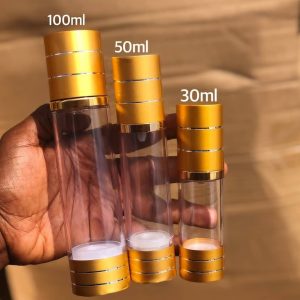 Gold Airless Bottle (12pcs)